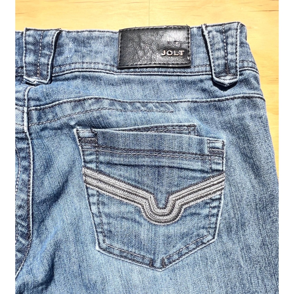 Jolt Skinny Jeans Womens 11 Medium Wash Denim Stretch Slim Fit Blue Pants